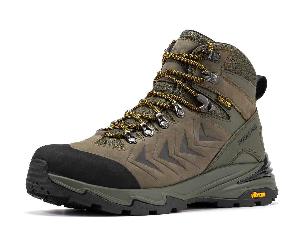 Botas Pro Olive 6 Inch Waterproof Hiking Boots with VIBRAM® Traction Lug Outsole BP22123