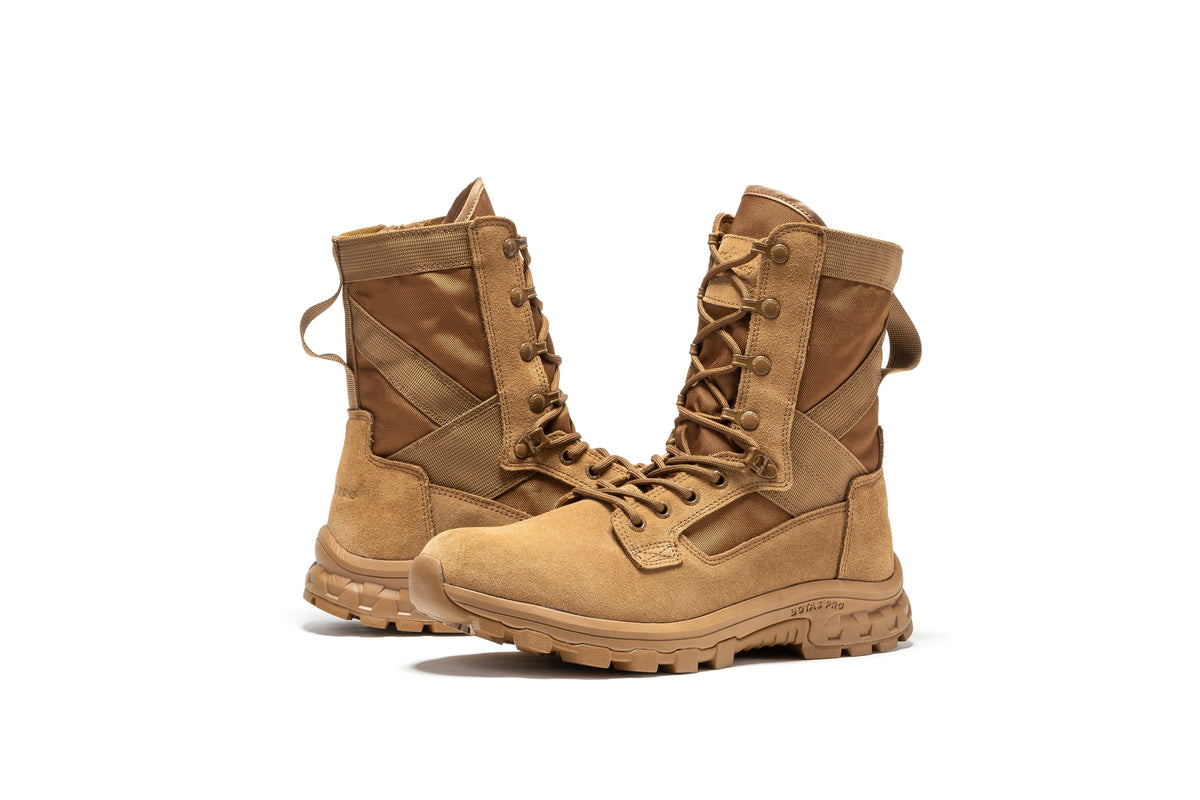 Botas Pro Sand Men's 8 inch Side Zipper Military Tactical Boots BP401